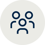 cirkel ikon personer