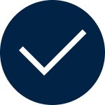 bla cirkel checkmark 150px