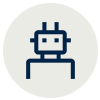 ikon med en robot