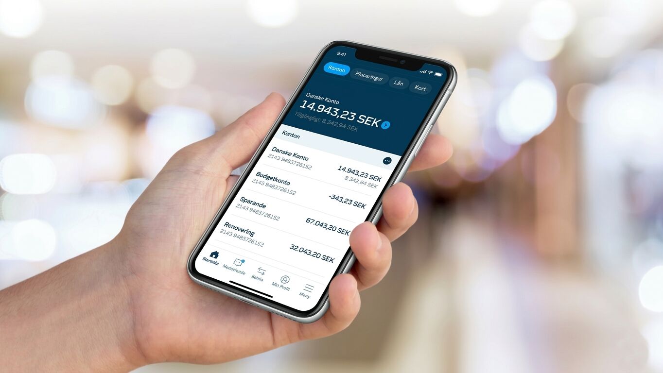 hand håller i smartphone