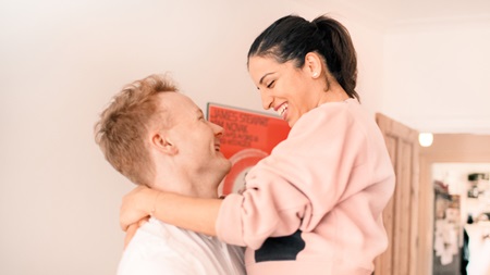 Happy couple