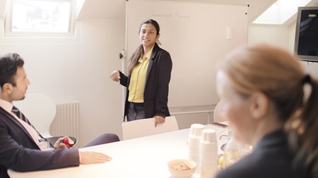 business people in meeting